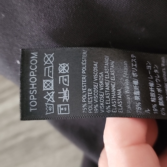 Topshop NWOT Black Pleat Pants Sz 4 - Picture 13 of 13